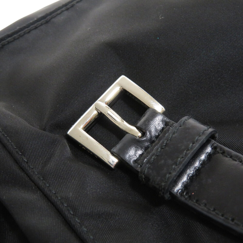 Prada logo plate Black Shoulder Crossbody bag - Picture 8 of 11